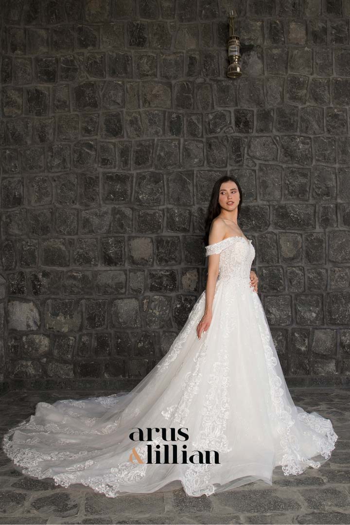 ثوب عروس فستان زفاف arus and lillian 20126 -2