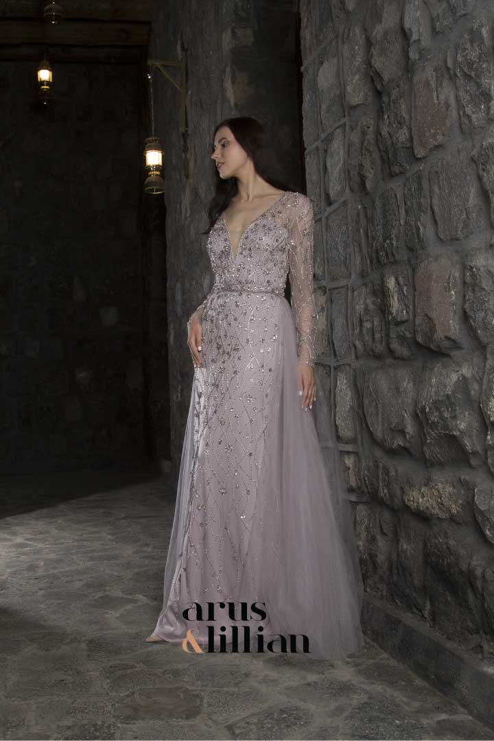 فستان سهرة - arus and lillian 20217 -5
